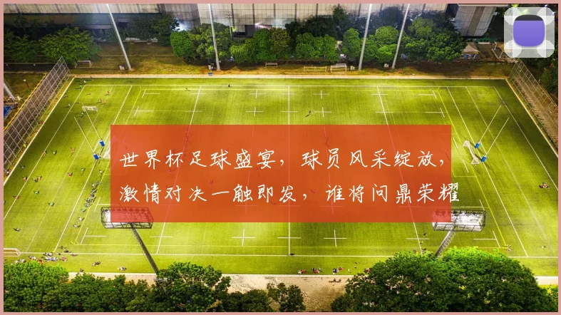 世界杯足球盛宴，球员风采绽放，激情对决一触即发，谁将问鼎荣耀